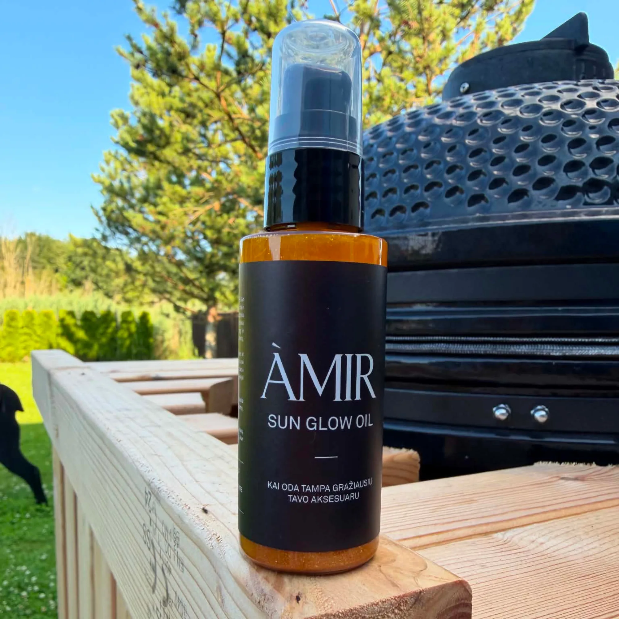 ÀMIR Sun Glow Oil - kūno aliejus su blizgučiais - Image 5